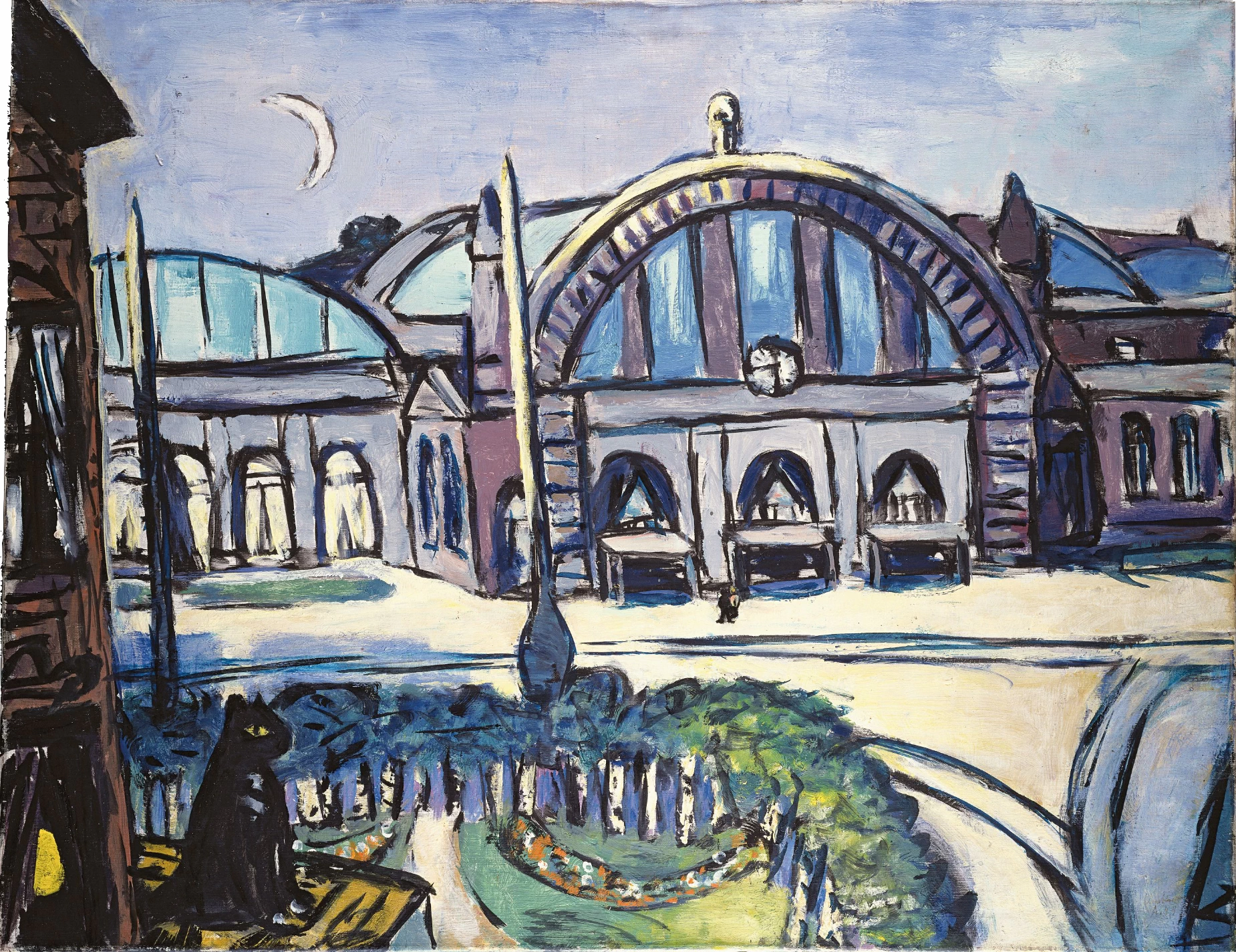 La stazione centrale di Francoforte, 1943 - Staedel Museum, Frankfurt am Main